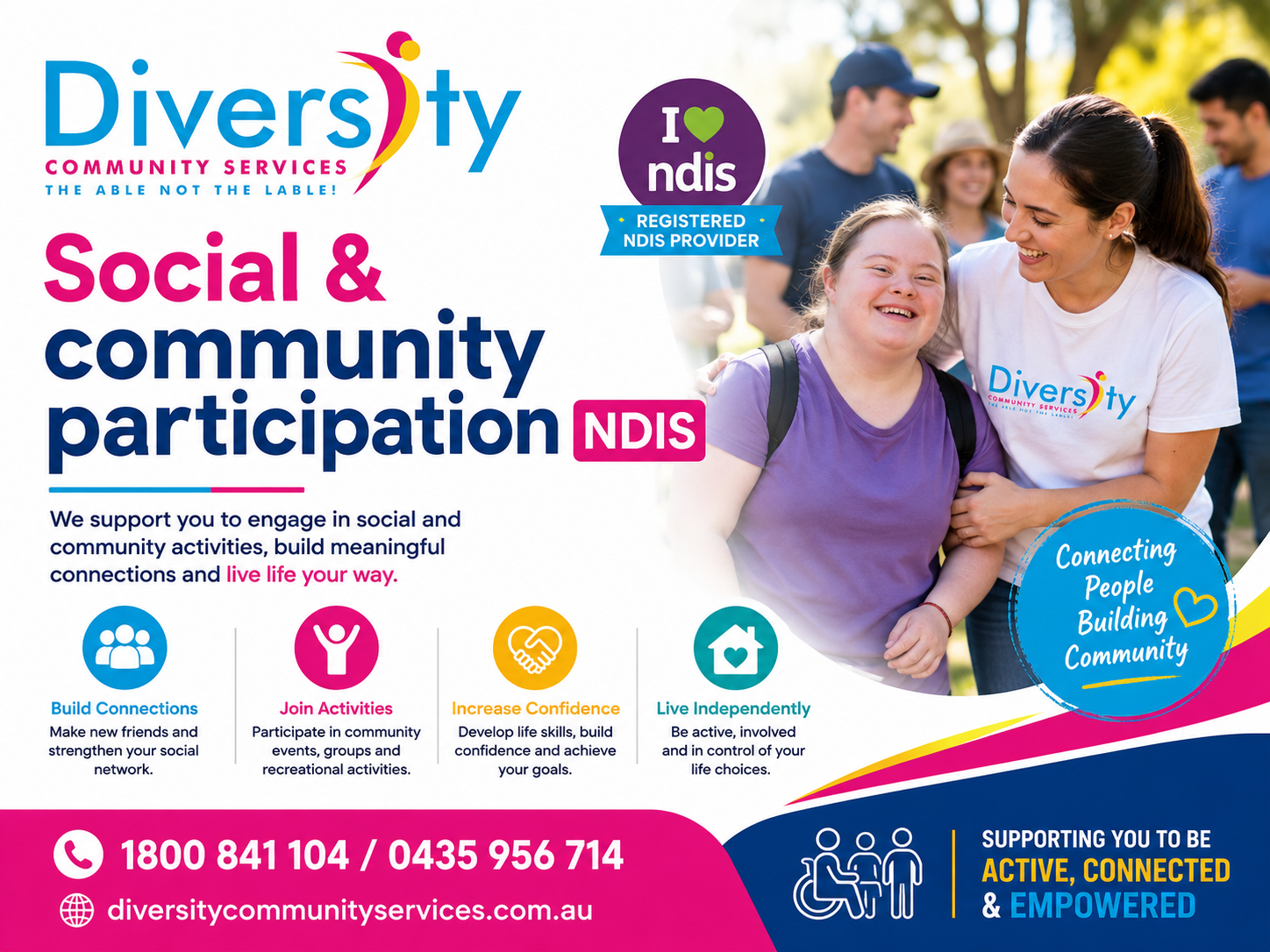 Who Needs Social & Community Participation NDIS Support?